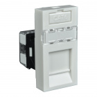 QD 45X22.5-RJ-45/6 HB - zásuvkový modul QUADRO - zásuvka datová s koncovkou RJ-45/6 QD 45X22.5-RJ-45/6 HB - zásuvkový modul QUADRO - zásuvka datová s koncovkou RJ-45/6