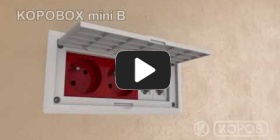 Embedded thumbnail for Daugiafunkcinės dėžutės KOPOBOX mini B montavimo instrukcija